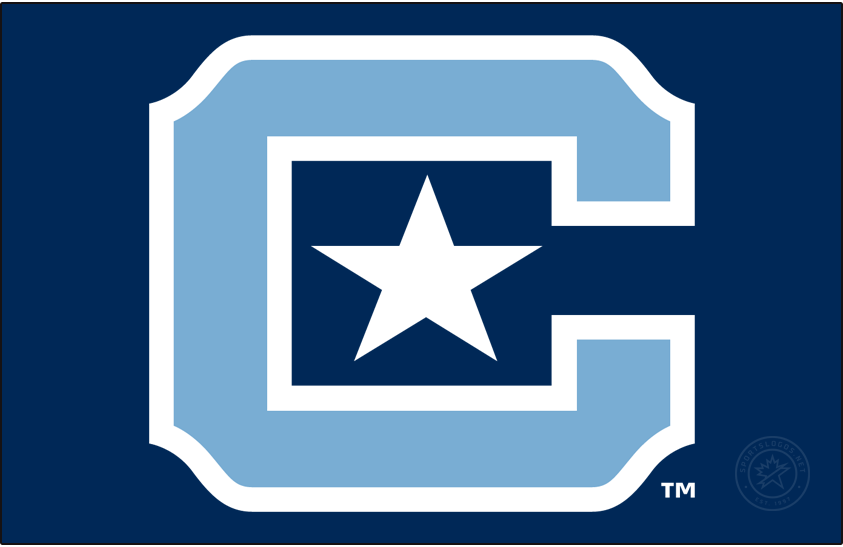 The Citadel Bulldogs 2021-Pres Primary Dark Logo v2 DIY iron on transfer (heat transfer)